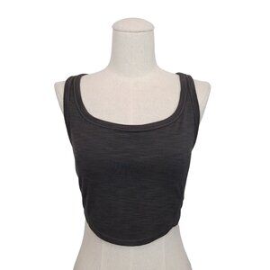 Prana Becksa Bralette Crop Top Gray Black Sz Medium